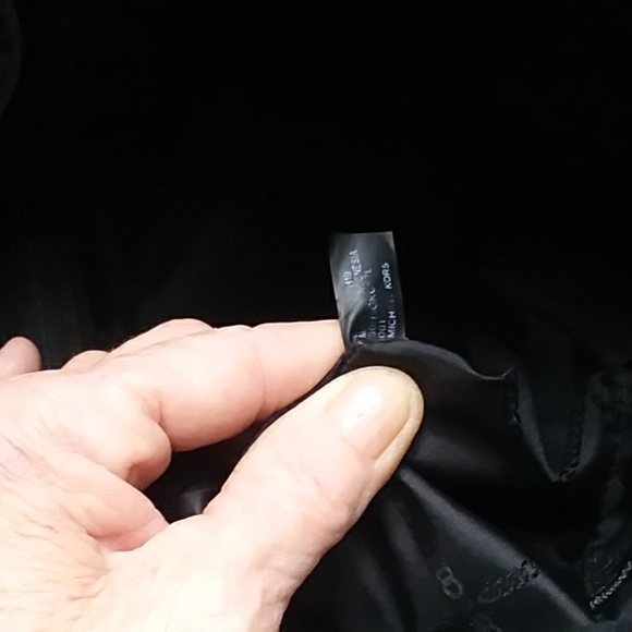 🎆Sale Michael Kors Black Large Leather Shoulder Bag ❤Very Good Condition - Picture 12 of 13